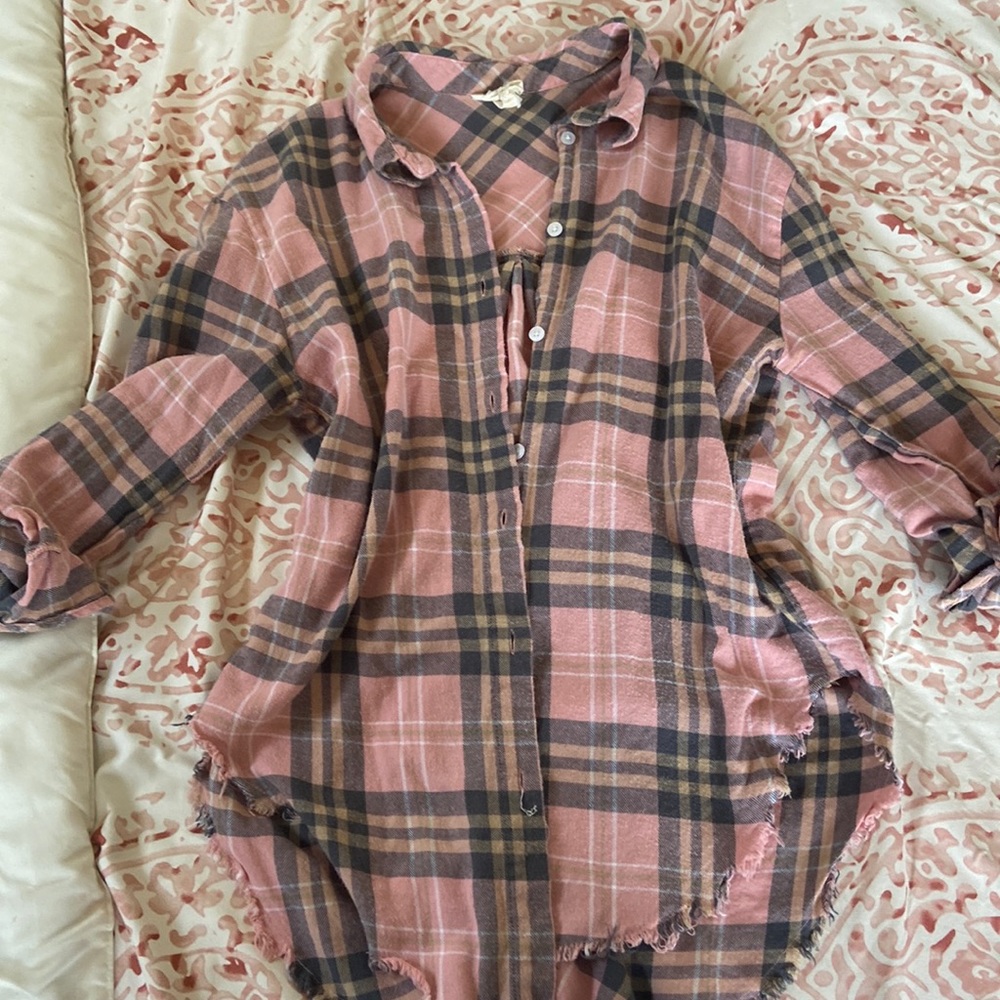 Pink Plaid Flannel